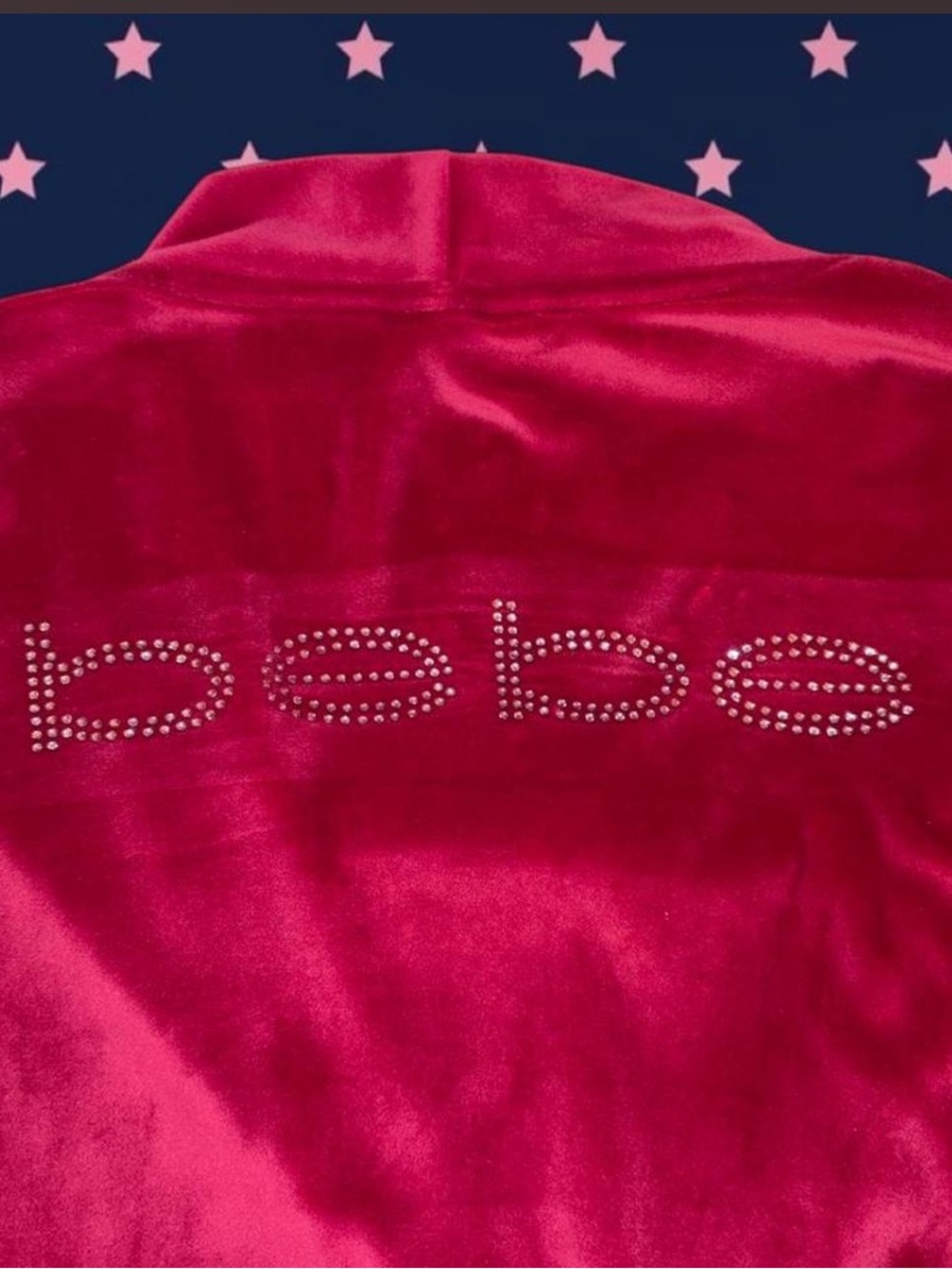 BEBE Pink Velour Robe - Picture 2 of 5